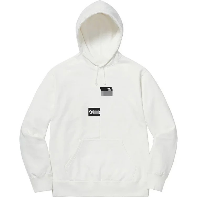 Camouflage classic embroidered fleece hoodie loose men's and women's hooded sweatshirt trendy brand