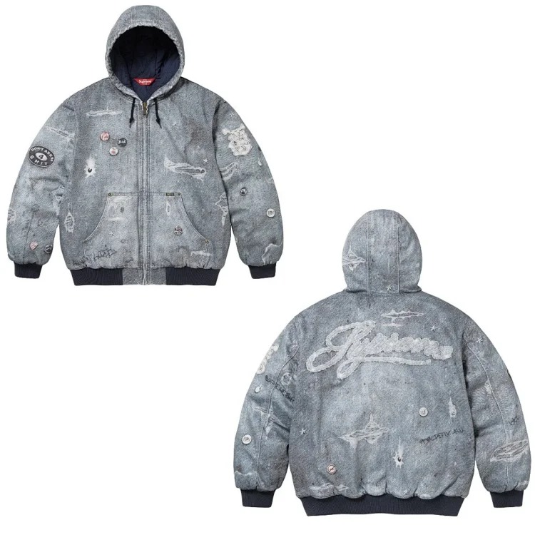 Camouflage classic embroidered fleece hoodie loose men's and women's hooded sweatshirt trendy brand