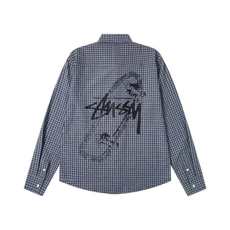 Reversible plaid lapel loose casual jacket for men and women