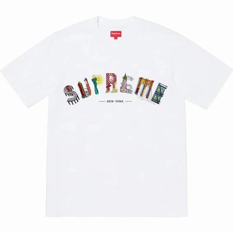 Milan Cross Smoke Classic Lettering Short Sleeve T-Shirt