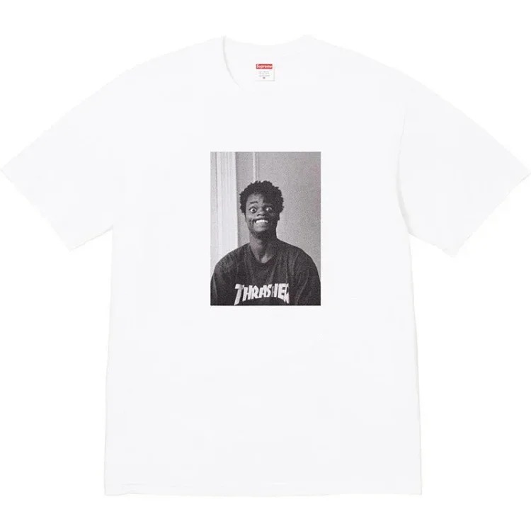 Milan Cross Smoke Classic Lettering Short Sleeve T-Shirt