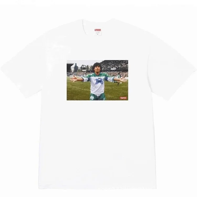 Milan Cross Smoke Classic Lettering Short Sleeve T-Shirt