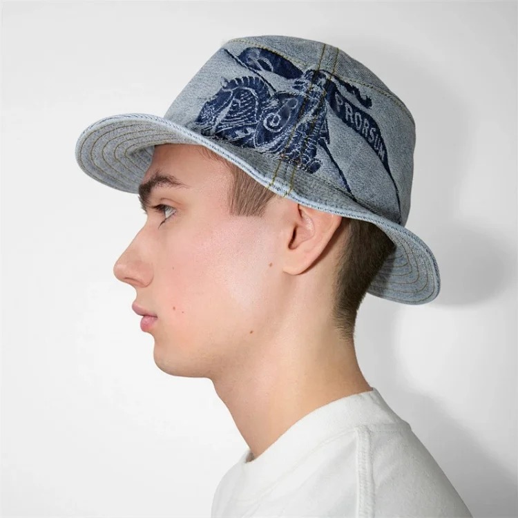 High quality B's denim fisherman hat summer fashion baseball cap ready for sale