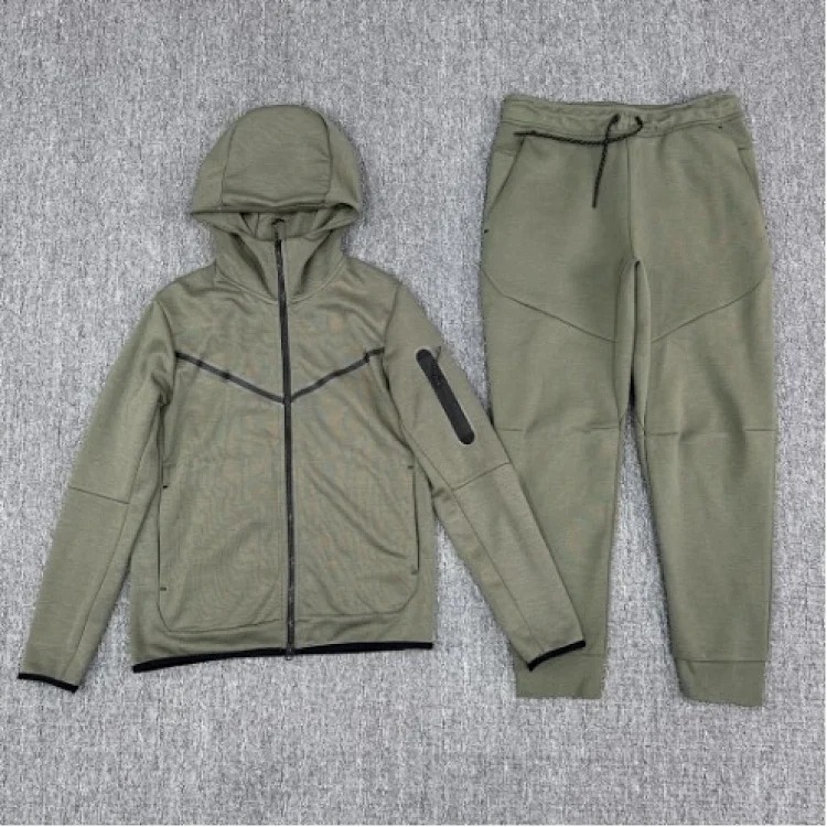 Cross-border hooded zipper shirt suit for men spring and sportswear casual jacket footwear sweatpants two-piece set