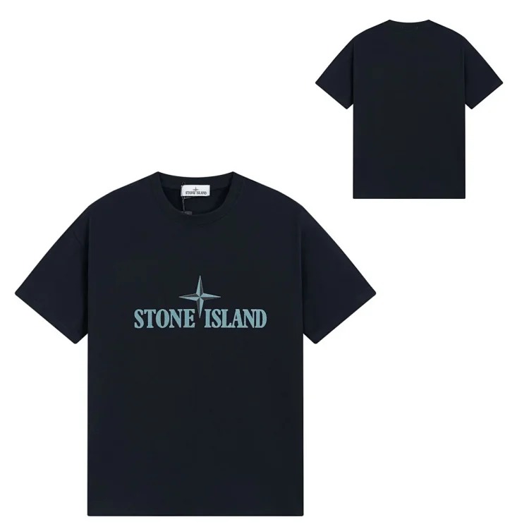 Sitong Island printed T-shirt short sleeves