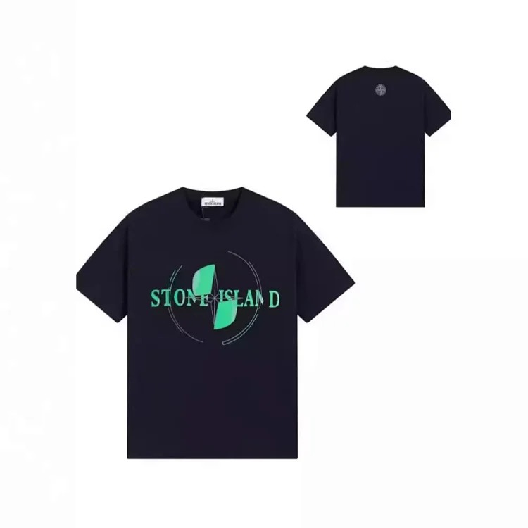 Sitong Island printed T-shirt short sleeves