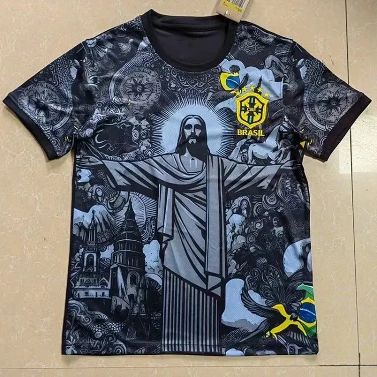 Louis Vuitton Football uniform Ajax Real Madrid Black Dragons Brazil Japan Kiyomizu Temple Crystal Palace Brazilian Eagles jersey