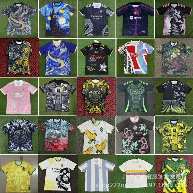 Football uniform Ajax Real Madrid Black Dragons Brazil Japan Kiyomizu Temple Crystal Palace Brazilian Eagles jersey