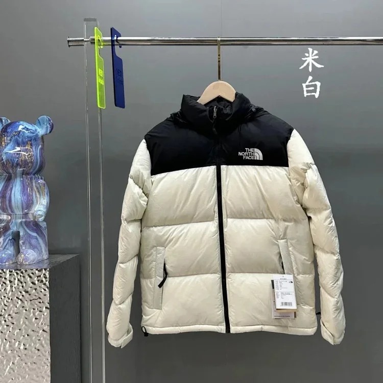 American 1996 down jacket classic splicing down warm couple style