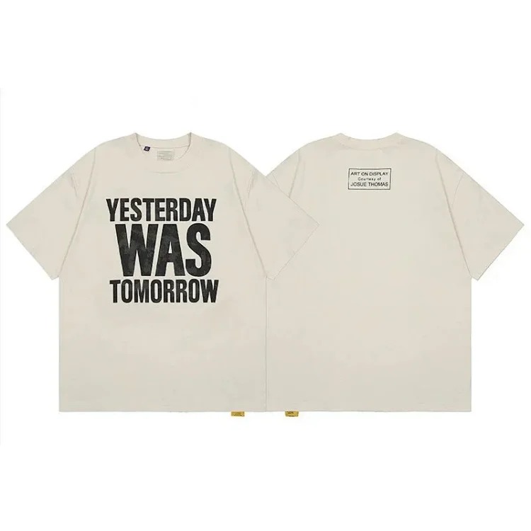 Gallery deptAmerican fashion brand short-sleeved Vintage summer loose retro washed old high street T-shirt for men