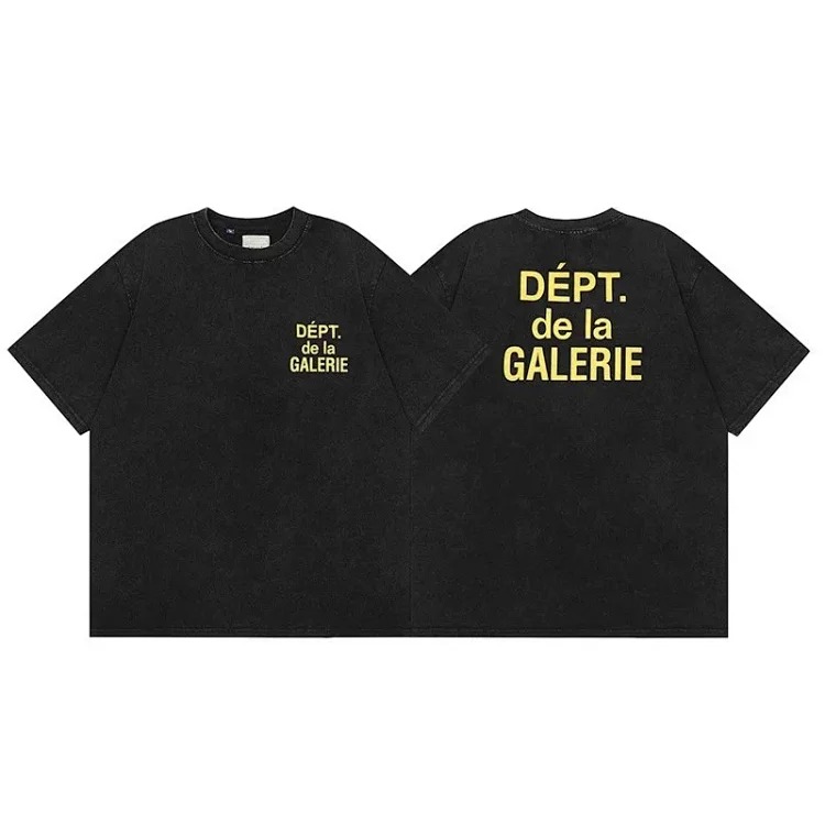 Gallery deptAmerican fashion brand short-sleeved Vintage summer loose retro washed old high street T-shirt for men