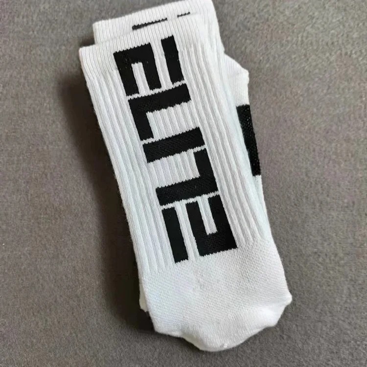 Long basketball socks and towel bottom socks