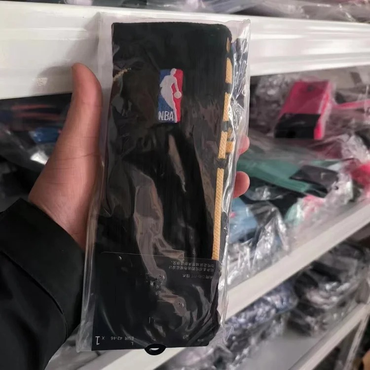 Long basketball socks and towel bottom socks