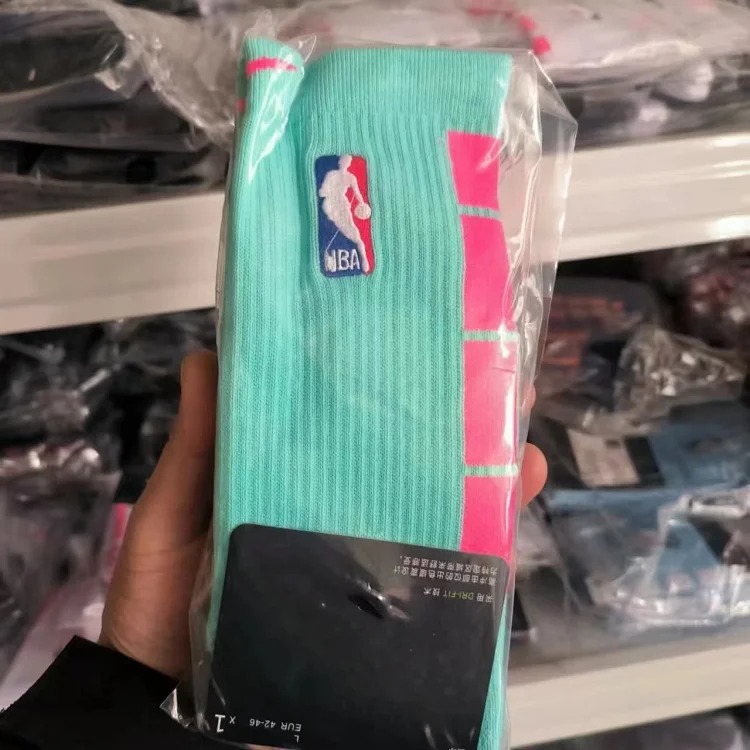 Long basketball socks and towel bottom socks
