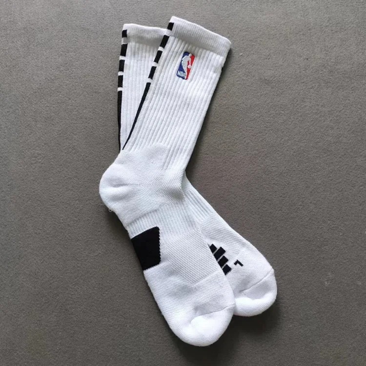 Long basketball socks and towel bottom socks