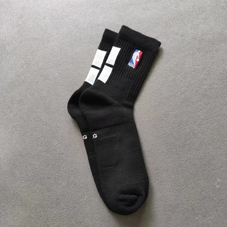 Long basketball socks and towel bottom socks