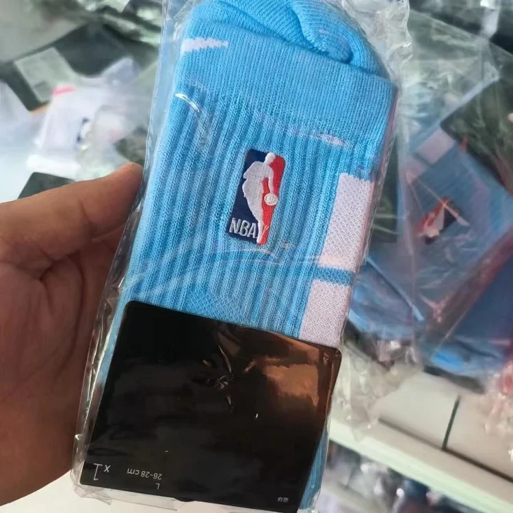 Long basketball socks and towel bottom socks