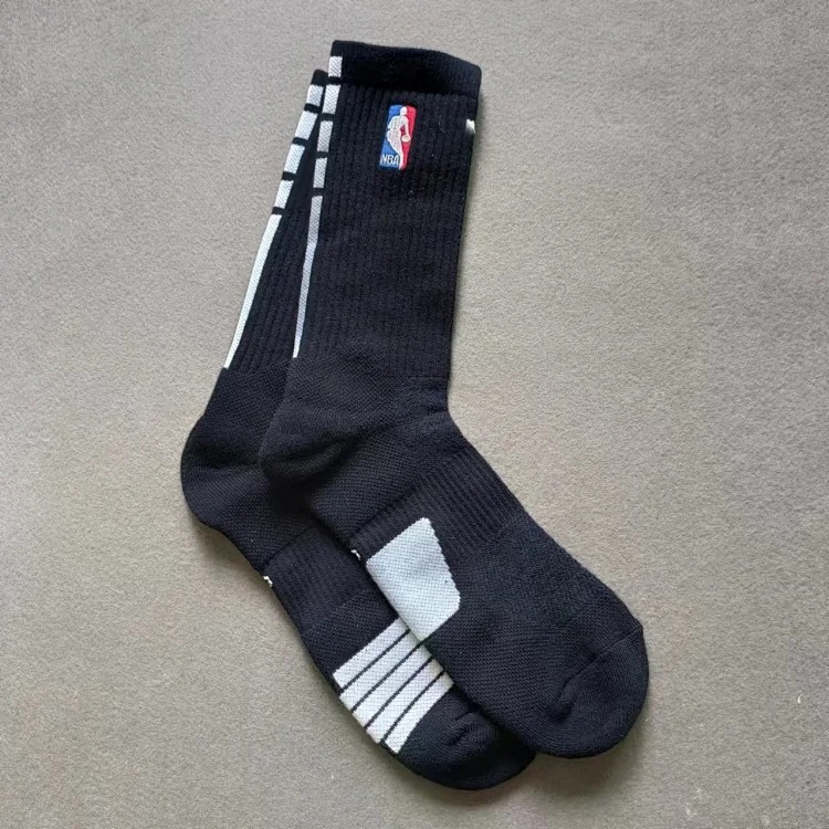 Long basketball socks and towel bottom socks