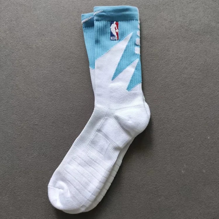 Long basketball socks and towel bottom socks