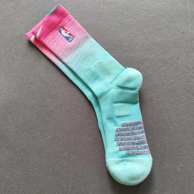 Long basketball socks and towel bottom socks