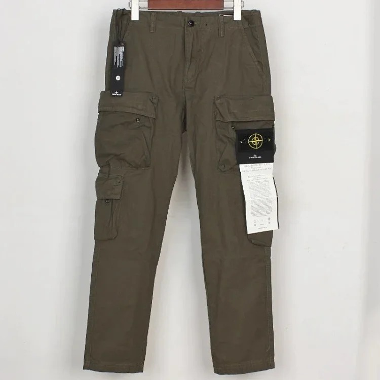 Cross-border stone STONEISLAGDS first four bags washable functional island side label casual men's and women's couple overalls