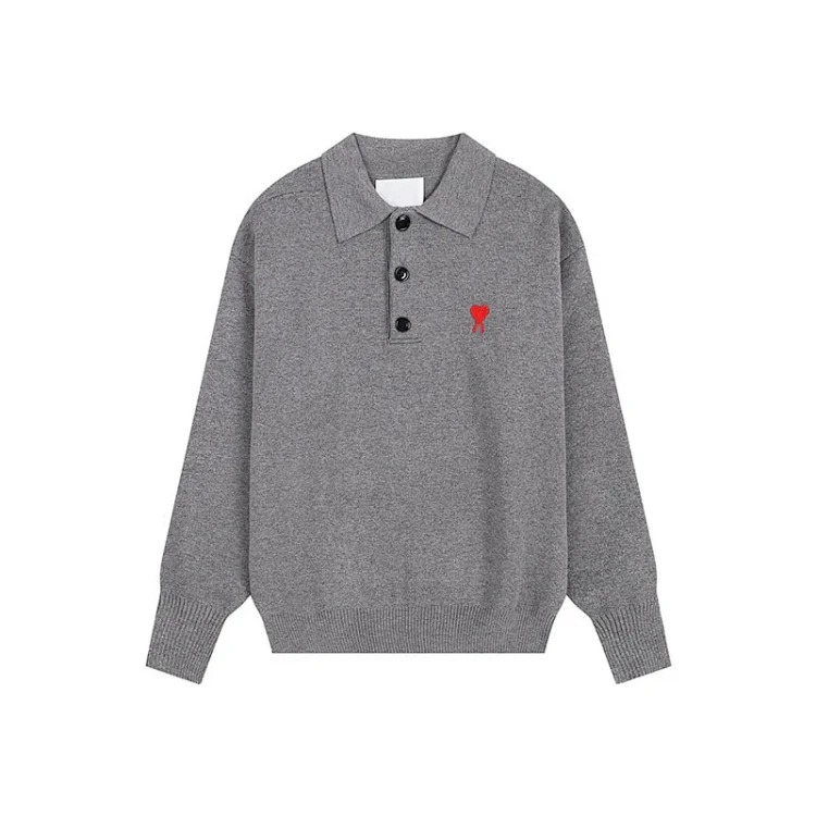Loose love letter pullover long sleeve sweater for men and women
