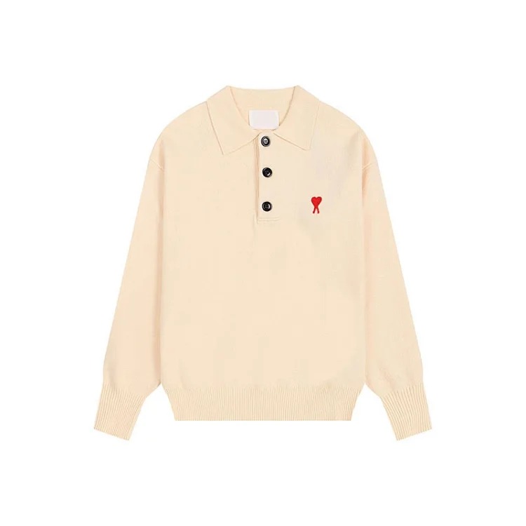 Loose love letter pullover long sleeve sweater for men and women