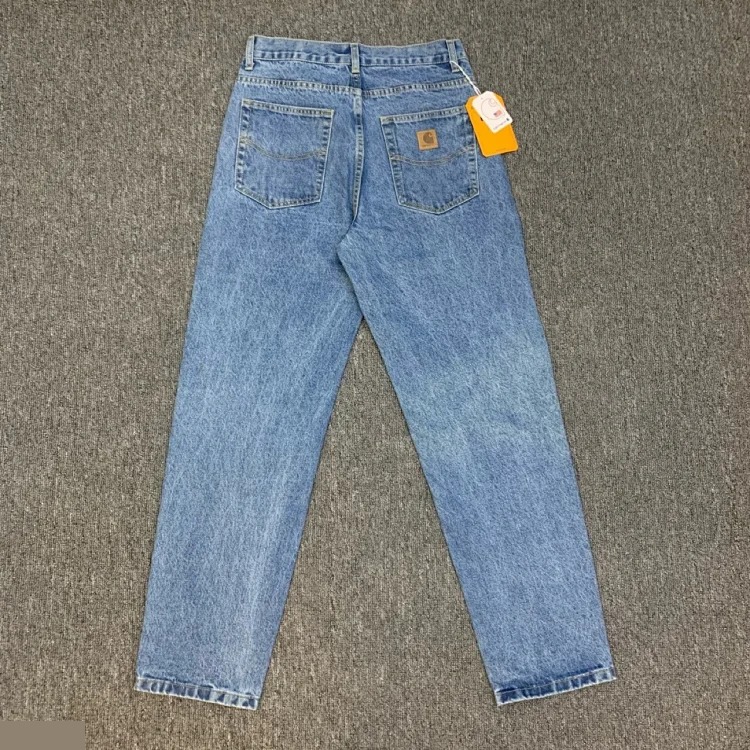 Retro casual jeans men's American trendy loose trousers