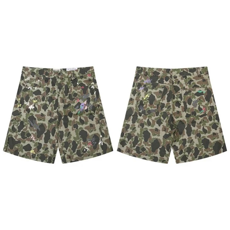 overalls camouflage shorts