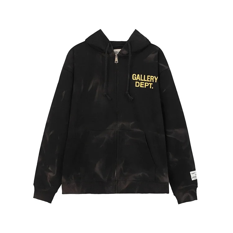 Distressed brain print casual loose hooded sweatshirt for men and women