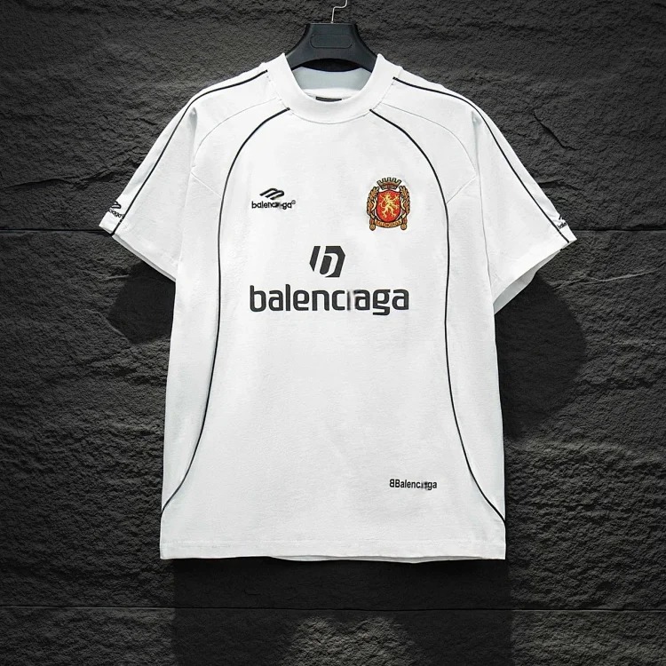 10 jersey printed embroidered round neck short-sleeved T-shirts for men and women