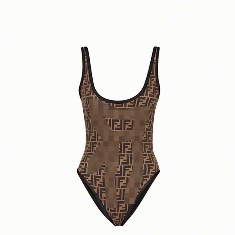 Women's one-piece European and American swimsuit fjia is super beautiful