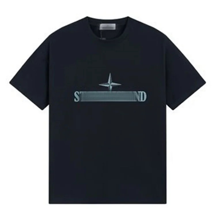 Shitongdao casual short-sleeved T-shirt printed loose round neck same style for men and women