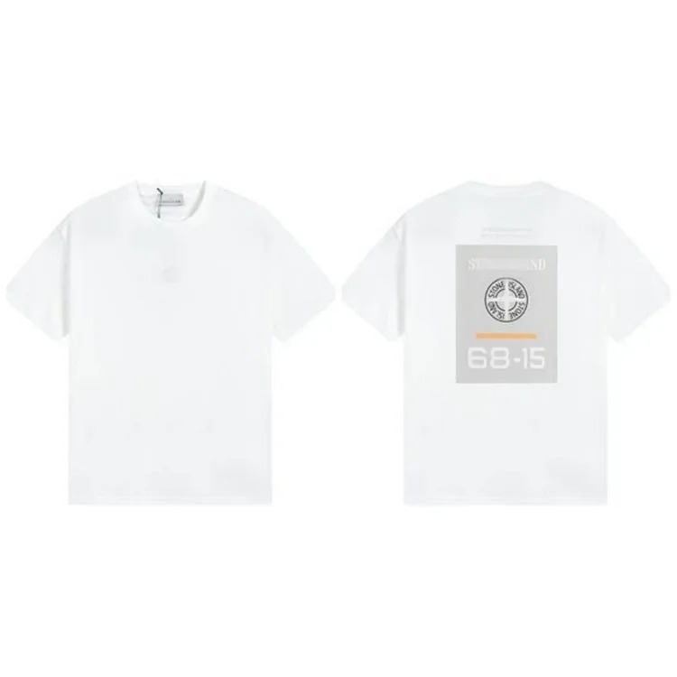 Shitongdao casual short-sleeved T-shirt printed loose round neck same style for men and women