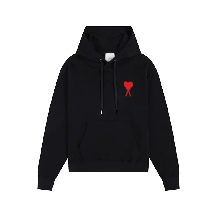 Sweatshirt autumn and long-sleeved hooded unisex small love flat embroidered hoodie