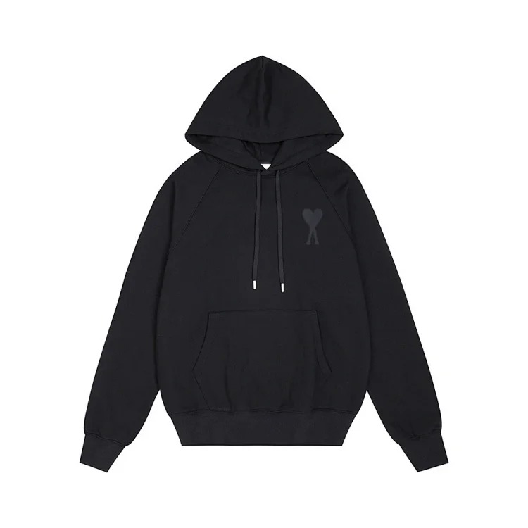 Sweatshirt autumn and long-sleeved hooded unisex small love flat embroidered hoodie