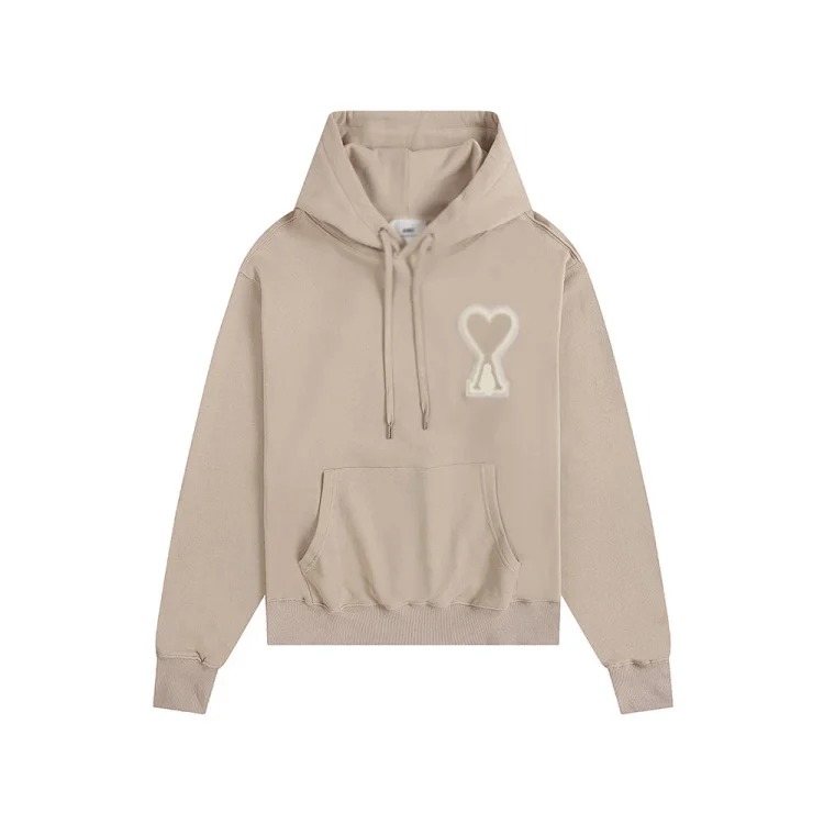 Sweatshirt autumn and long-sleeved hooded unisex small love flat embroidered hoodie
