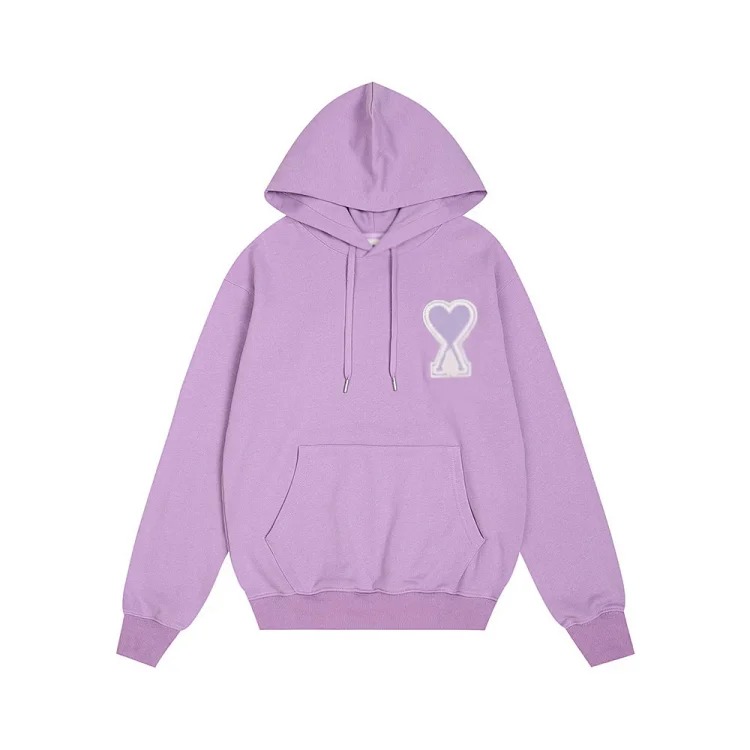 Sweatshirt autumn and long-sleeved hooded unisex small love flat embroidered hoodie