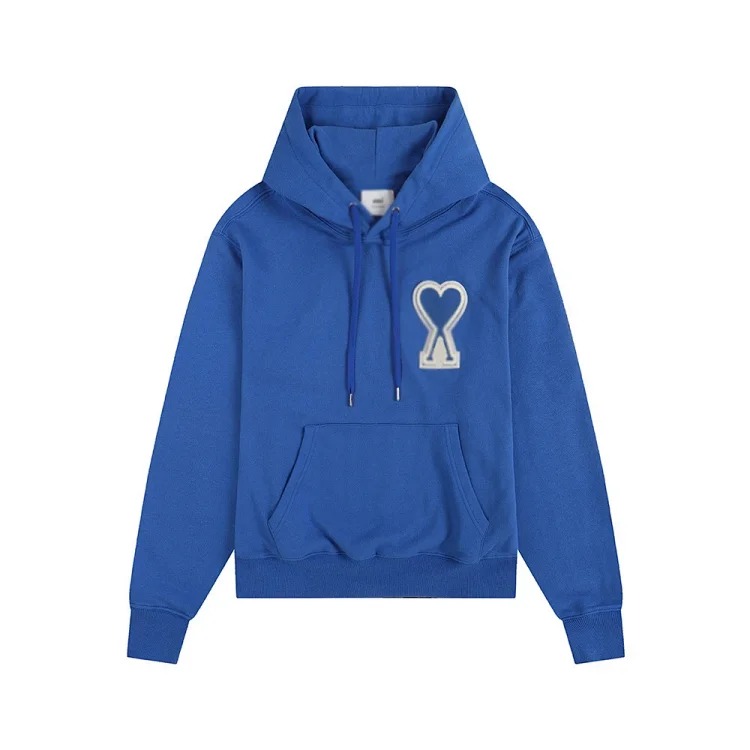 Sweatshirt autumn and long-sleeved hooded unisex small love flat embroidered hoodie