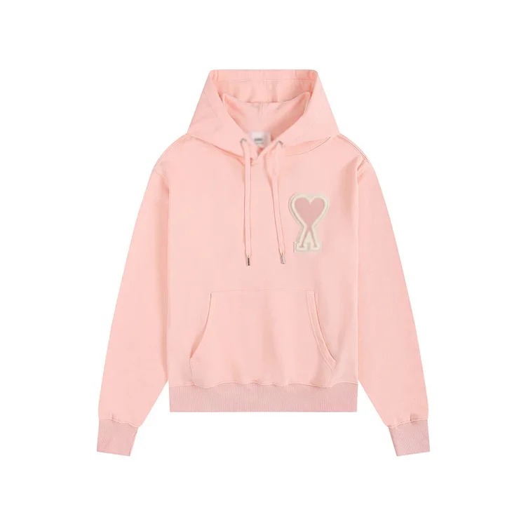 Sweatshirt autumn and long-sleeved hooded unisex small love flat embroidered hoodie