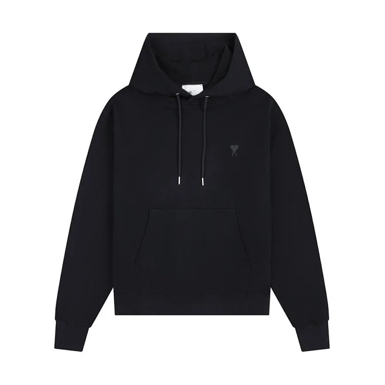 Sweatshirt autumn and long-sleeved hooded unisex small love flat embroidered hoodie