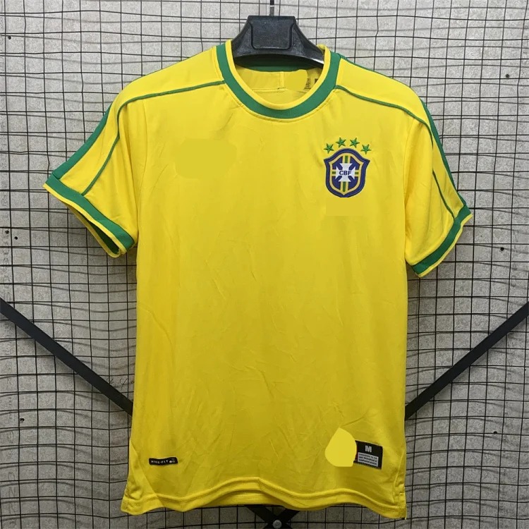 Retro national team series 06 Brazil 04 Portugal France Argentina Germany home and away short-sleeved and long-sleeved