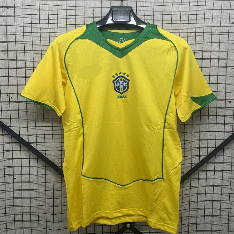 Retro national team series 06 Brazil 04 Portugal France Argentina Germany home and away short-sleeved and long-sleeved