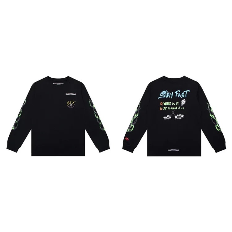 Horseshoe Sanskrit printed long sleeve collection for men and women