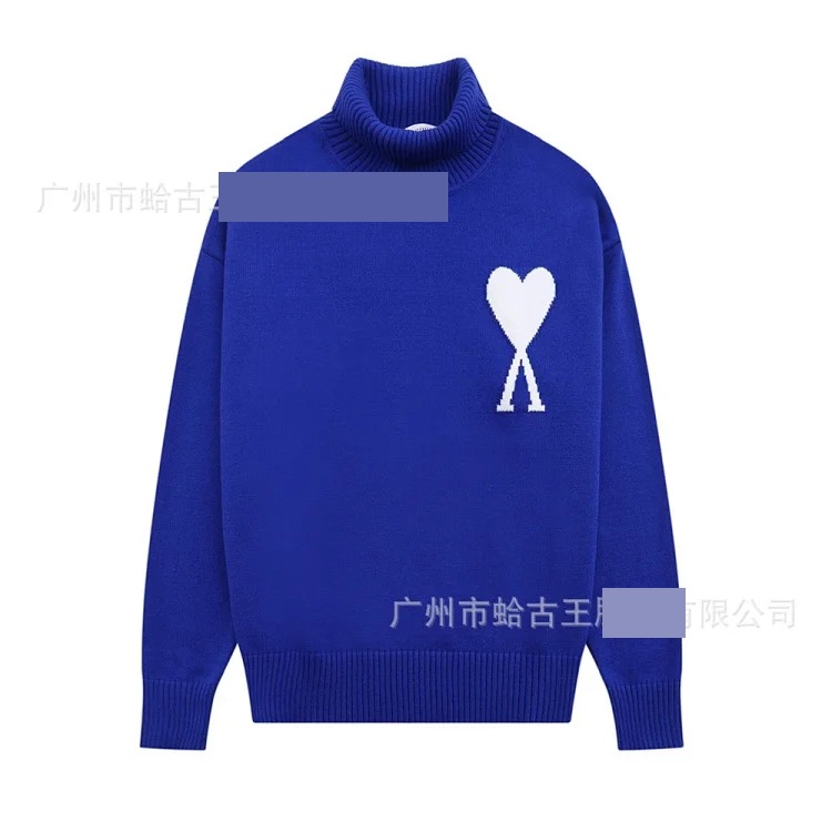 Love sweater for men and women striped youth heart casual pullover sweater