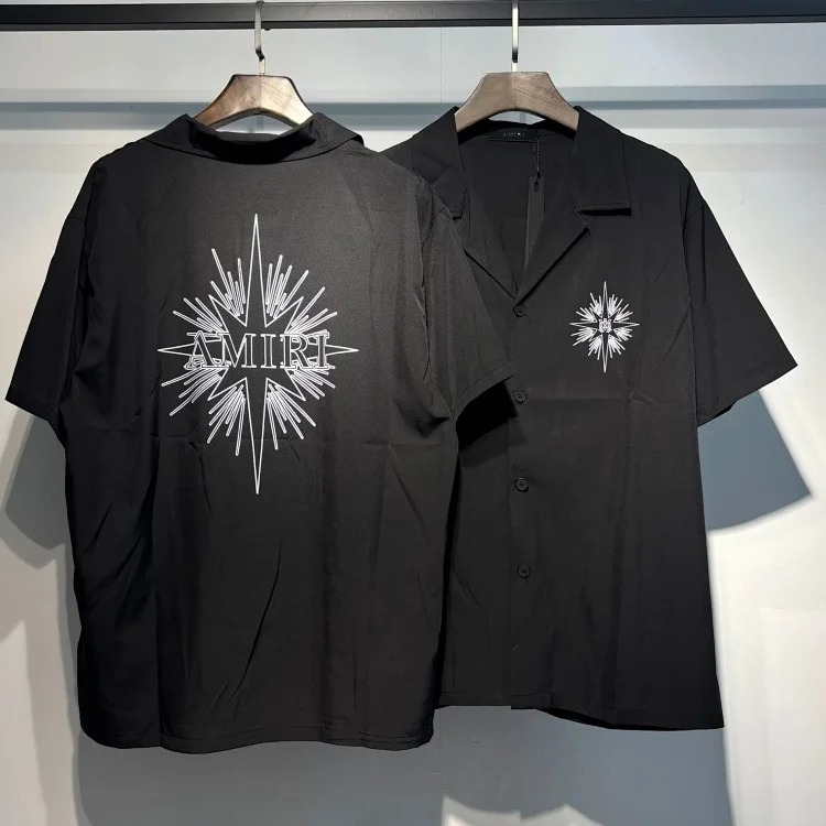 Printed Street Loose Polo Shirt Women's Short Sleeve Men's T-Shirt Rice image 3