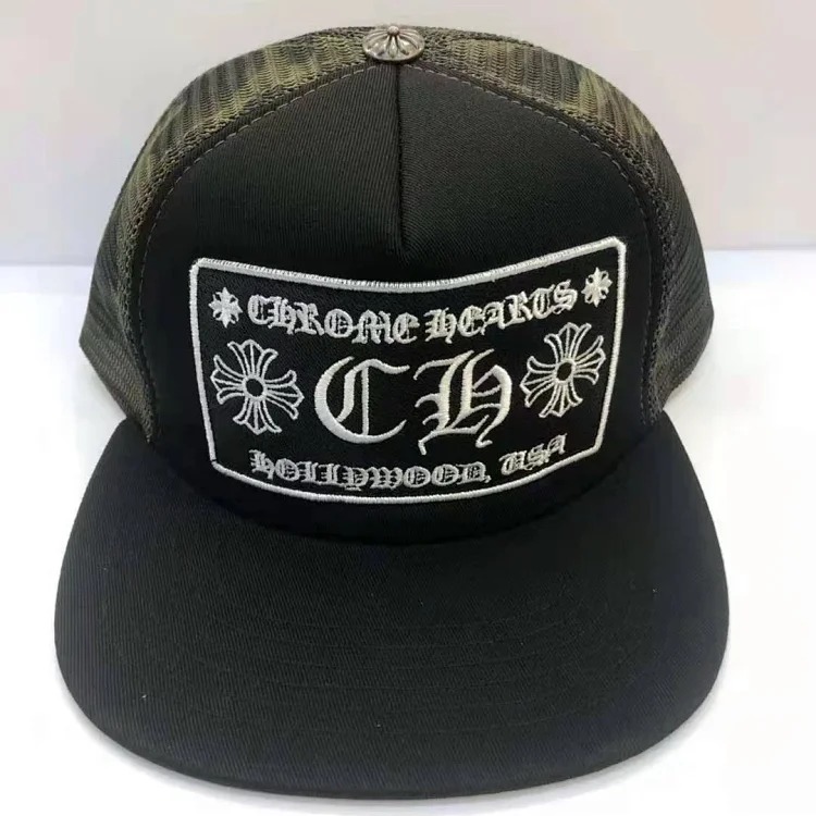 CH hat Sanskrit embroidered peaked cap couple style