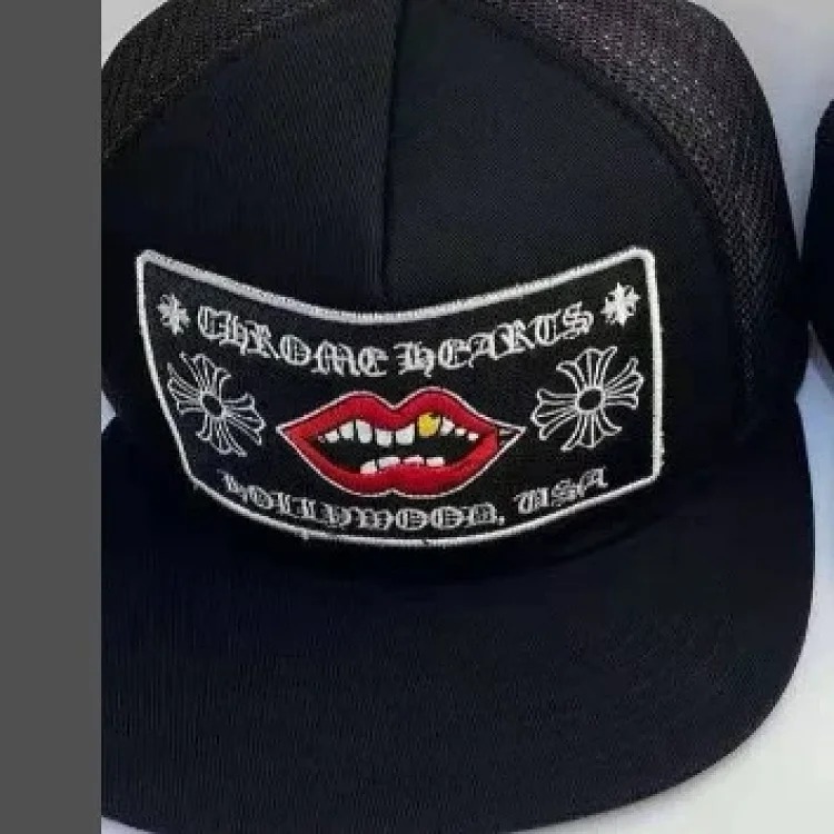 CH hat Sanskrit embroidered peaked cap couple style