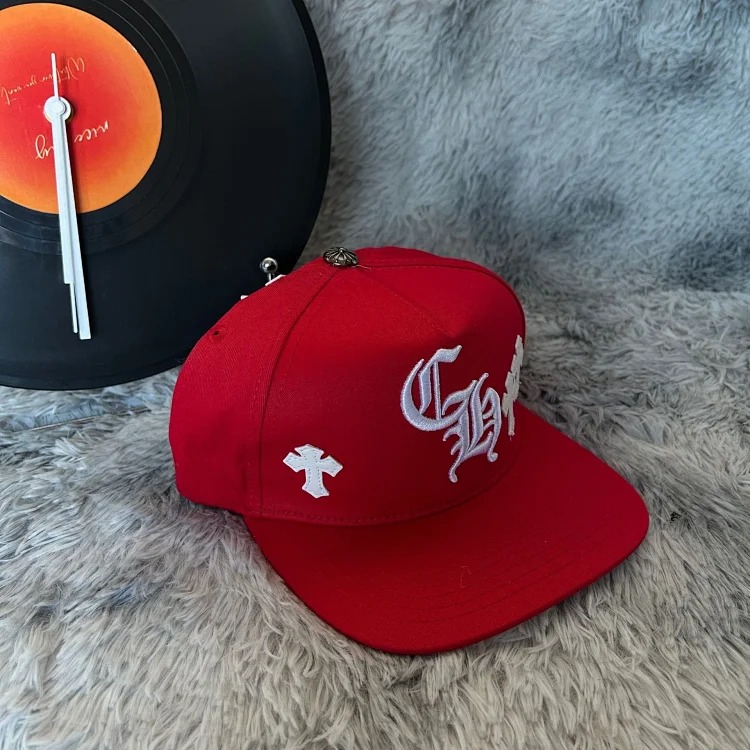 CH hat Sanskrit embroidered peaked cap couple style