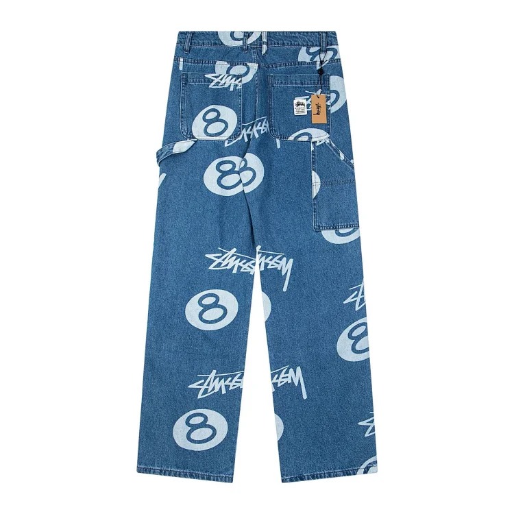 Co-branded embroidered Ouyang Nana same style Stu co-branded sweatshirt casual trousers and jeans